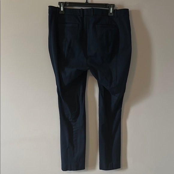J Crew Women's Navy Stretch Pants - 12R - Picture 4 of 6